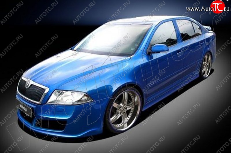 28 999 р. Передний бампер R1  Skoda Octavia  A5 (2004-2008) дорестайлинг лифтбэк, дорестайлинг универсал  с доставкой в г. Санкт‑Петербург