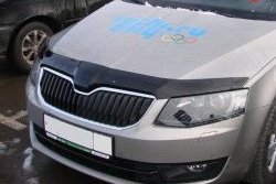 2 799 р. Дефлектор капота NovLine Skoda Octavia A7 дорестайлинг лифтбэк (2012-2017)  с доставкой в г. Санкт‑Петербург. Увеличить фотографию 1