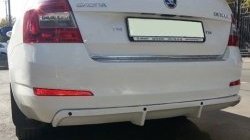 5 999 р. Накладка на задний бампер CT Skoda Octavia A7 дорестайлинг лифтбэк (2012-2017) (Неокрашенная)  с доставкой в г. Санкт‑Петербург. Увеличить фотографию 3