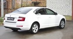 899 р. Реснички на фонари RA  Skoda Octavia  A7 (2012-2020) дорестайлинг лифтбэк, рестайлинг лифтбэк (Неокрашенные)  с доставкой в г. Санкт‑Петербург. Увеличить фотографию 2