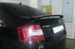 3 699 р. Лип спойлер RS Style Skoda Octavia A7 дорестайлинг лифтбэк (2012-2017) (Неокрашенный)  с доставкой в г. Санкт‑Петербург. Увеличить фотографию 3