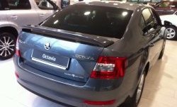 2 649 р. Спойлер LitCompany Skoda Octavia A7 дорестайлинг лифтбэк (2012-2017) (Неокрашенный)  с доставкой в г. Санкт‑Петербург. Увеличить фотографию 9