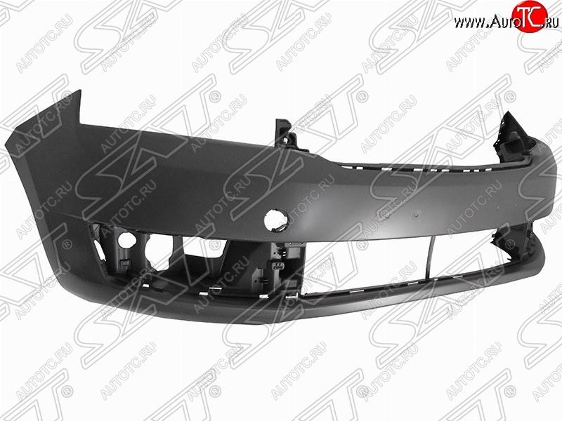 1 489 р. Передний бампер SAT Skoda Rapid NH3 дорестайлинг лифтбэк (2012-2017) (Неокрашенный)  с доставкой в г. Санкт‑Петербург