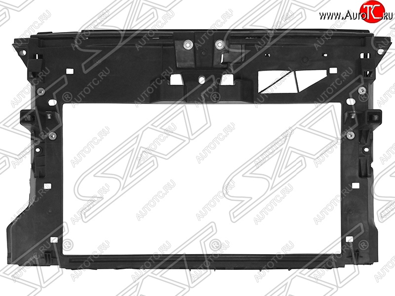4 549 р. Рамка радиатора (телевизор) SAT Skoda Rapid NH3 дорестайлинг лифтбэк (2012-2017) (Неокрашенная)  с доставкой в г. Санкт‑Петербург
