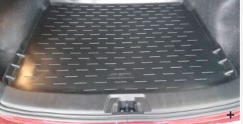 1 189 р. Коврик багажника Aileron (без ушей)  Skoda Rapid  NH3 (2012-2020)  с доставкой в г. Санкт‑Петербург. Увеличить фотографию 1
