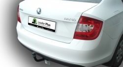 6 199 р. Фаркоп Лидер Плюс. Skoda Rapid NH3 дорестайлинг лифтбэк (2012-2017) (Без электропакета)  с доставкой в г. Санкт‑Петербург. Увеличить фотографию 4