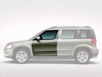 59 999 р. Левая дверь передняя VAG Skoda Yeti (2013-2018) (Неокрашенная)  с доставкой в г. Санкт‑Петербург. Увеличить фотографию 1