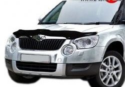 2 199 р. Дефлектор капота NovLine Skoda Yeti (2009-2013)  с доставкой в г. Санкт‑Петербург. Увеличить фотографию 1