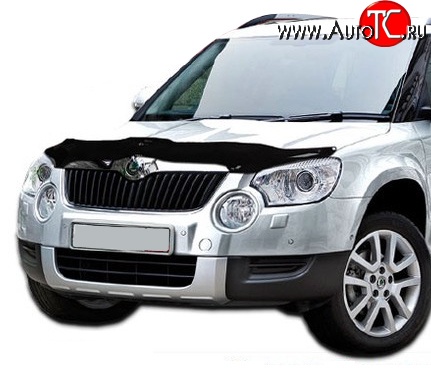 2 199 р. Дефлектор капота NovLine Skoda Yeti (2009-2013)  с доставкой в г. Санкт‑Петербург