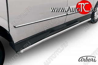 12 059 р. Защита порогов Arbori SSANGYONG Actyon Sport (2012-2024)  с доставкой в г. Санкт‑Петербург