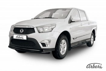 7 289 р. Обвес переднего бампера Arbori SSANGYONG Actyon Sport (2012-2024)  с доставкой в г. Санкт‑Петербург. Увеличить фотографию 1