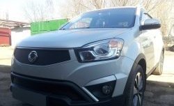 Сетка в решетку радиатора Russtal SSANGYONG Actyon дорестайлинг (2010-2013)