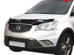 2 879 р. Дефлектор капота NovLine SSANGYONG Actyon дорестайлинг (2010-2013)  с доставкой в г. Санкт‑Петербург. Увеличить фотографию 1