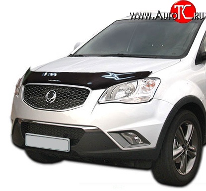 2 879 р. Дефлектор капота NovLine SSANGYONG Actyon дорестайлинг (2010-2013)  с доставкой в г. Санкт‑Петербург