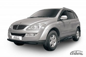 6 119 р. Защита переднего бампера Arbori SSANGYONG Kyron рестайлинг (2007-2016)  с доставкой в г. Санкт‑Петербург. Увеличить фотографию 1