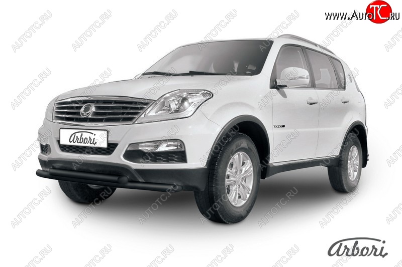 7 469 р. Обвес переднего бампера Arbori SSANGYONG Rexton Y290 (2012-2017)  с доставкой в г. Санкт‑Петербург