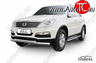 14 219 р. Обвес переднего бампера Arbori SSANGYONG Rexton Y290 (2012-2017)  с доставкой в г. Санкт‑Петербург