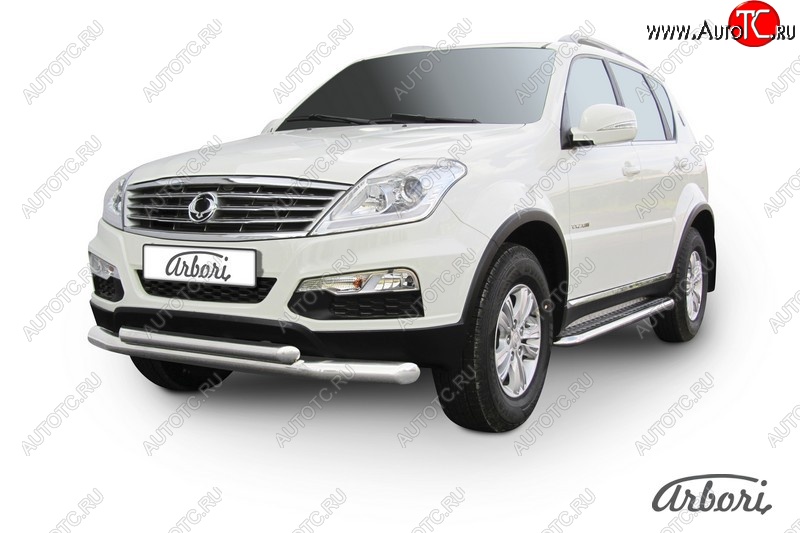 15 749 р. Обвес переднего бампера Arbori SSANGYONG Rexton Y290 (2012-2017)  с доставкой в г. Санкт‑Петербург