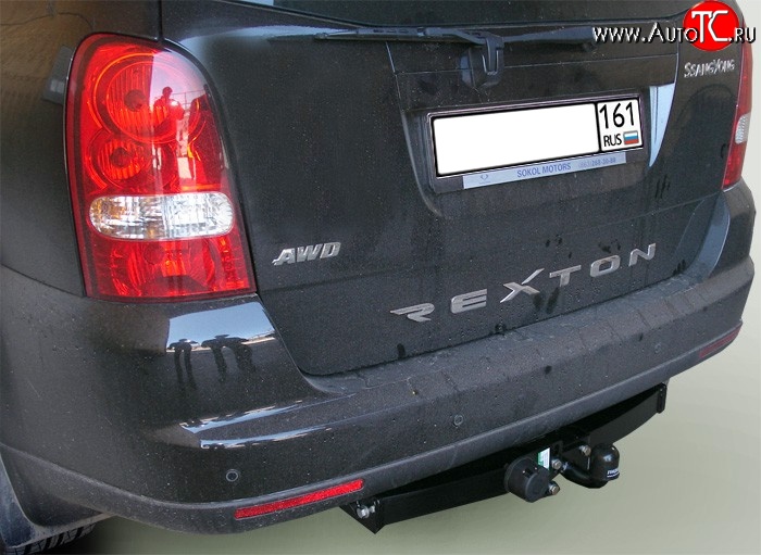 4 999 р. Фаркоп Лидер Плюс SSANGYONG Rexton Y250 (2006-2012) (Без электропакета)  с доставкой в г. Санкт‑Петербург