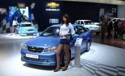 5 949 р. Накладка Street Edition на передний бампер Chevrolet Lacetti седан (2002-2013) (Неокрашенная)  с доставкой в г. Санкт‑Петербург. Увеличить фотографию 3