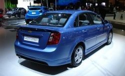 7 899 р. Пороги накладки Street Edition Chevrolet Lacetti универсал (2002-2013) (Неокрашенные)  с доставкой в г. Санкт‑Петербург. Увеличить фотографию 2