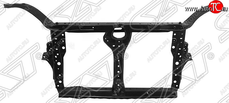 9 449 р. Рамка радиатора (телевизор) SAT Subaru Forester SJ дорестайлинг (2012-2016) (Неокрашенная)  с доставкой в г. Санкт‑Петербург