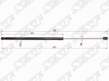 Газовый упор капота SAT Subaru Forester SJ дорестайлинг (2012-2016)