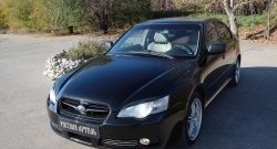 669 р. Реснички на фары RA  Subaru Legacy ( BL/B13,  BL,B13) (2003-2009) дорестайлинг седан, рестайлинг седан (Неокрашенные)  с доставкой в г. Санкт‑Петербург. Увеличить фотографию 2