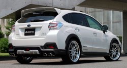 14 199 р. Задний бампер KENSTYLE  Subaru XV  GP/G33 (2012-2017) дорестайлинг, рестайлинг (Неокрашенный)  с доставкой в г. Санкт‑Петербург. Увеличить фотографию 1