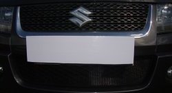 1 469 р. Сетка на бампер Russtal (черная)  Suzuki Grand Vitara ( JT 3 двери,  JT 5 дверей) (2008-2012)  с доставкой в г. Санкт‑Петербург. Увеличить фотографию 2