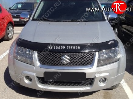 999 р. Дефлектор капота Russtal Suzuki Grand Vitara JT 3 двери дорестайлинг (2005-2008)  с доставкой в г. Санкт‑Петербург