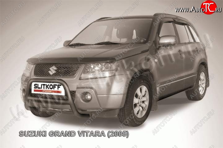 14 849 р. Кенгурятник d57 низкий Suzuki Grand Vitara JT 3 двери 1-ый рестайлинг (2008-2012) (Цвет: серебристый)  с доставкой в г. Санкт‑Петербург