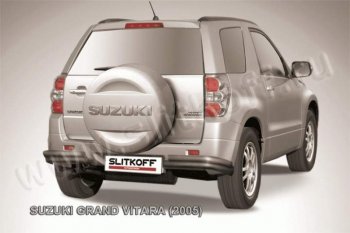 5 999 р. Уголки d57+d42 двойные  Suzuki Grand Vitara  JT 3 двери (2005-2008) дорестайлинг (Цвет: серебристый)  с доставкой в г. Санкт‑Петербург. Увеличить фотографию 1