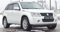 999 р. Зимняя заглушка решетки переднего бампера РА Suzuki Grand Vitara JT 3 двери 1-ый рестайлинг (2008-2012)  с доставкой в г. Санкт‑Петербург. Увеличить фотографию 3