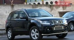 Защита переднего бампера одинарная Souz-96 (d60) Suzuki Grand Vitara JT 3 двери 1-ый рестайлинг (2008-2012)