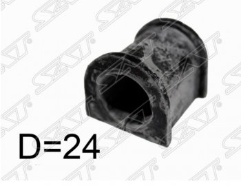 129 р. Втулка переднего стабилизатора SAT (D=24)  Suzuki Jimny  JB23/JB43 (1998-2018) дорестайлинг, 1-ый рестайлинг, 2-ой рестайлинг  с доставкой в г. Санкт‑Петербург. Увеличить фотографию 1