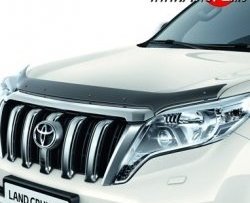 3 089 р. Дефлектор капота NovLine Toyota Land Cruiser Prado J150 1-ый рестайлинг (2013-2017)  с доставкой в г. Санкт‑Петербург. Увеличить фотографию 1