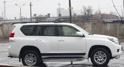 4 699 р. Молдинги RA Toyota Land Cruiser Prado J150 1-ый рестайлинг (2013-2017) (Поверхность глянец (под окраску), Неокрашенные)  с доставкой в г. Санкт‑Петербург. Увеличить фотографию 2