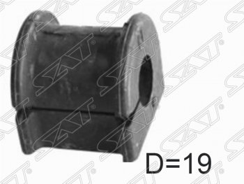 126 р. Резиновая втулка переднего стабилизатора (D=19) SAT Toyota Corolla Fielder E120 универсал дорестайлинг (2000-2002)  с доставкой в г. Санкт‑Петербург. Увеличить фотографию 1