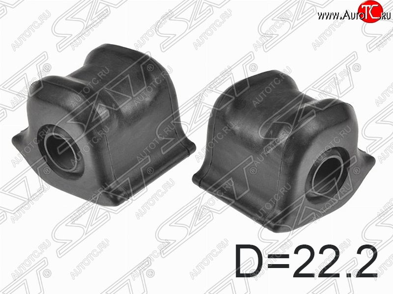 229 р. Резиновая втулка переднего стабилизатора SAT (комплект D=22.2, RH=LH)  Toyota Auris (E150), Avensis (T270 седан,  T270 универсал), Blade, Corolla (E150), Corolla Rumion (E150), Prius (XW30), RAV4 (XA30,  XA305)  с доставкой в г. Санкт‑Петербург