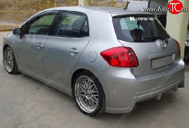 10 199 р. Задний бампер CT Toyota Auris E150 хэтчбэк 5 дв. дорестайлинг (2006-2010) (Неокрашенный)  с доставкой в г. Санкт‑Петербург