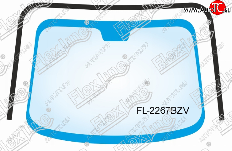 2 299 р. Молдинг лобового стекла FlexLine  Toyota Camry  XV30 (2001-2006) дорестайлинг, рестайлинг  с доставкой в г. Санкт‑Петербург