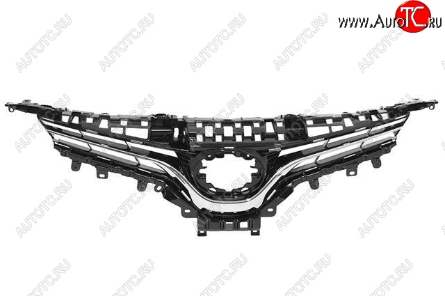 4 549 р. Решётка радиатора SAT  Toyota Camry  XV70 (2017-2021) дорестайлинг (Неокрашенная)  с доставкой в г. Санкт‑Петербург