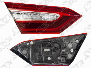 5 199 р. Левый фонарь (внутренний) SAT  Toyota Camry  XV70 (2017-2021) дорестайлинг  с доставкой в г. Санкт‑Петербург. Увеличить фотографию 1