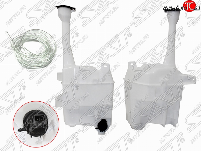4 389 р. Бачок омывателя (2 моторчика) SAT  Toyota Camry  XV40 (2006-2011) дорестайлинг, рестайлинг  с доставкой в г. Санкт‑Петербург