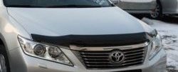 2 799 р. Дефлектор капота NovLine-Autofamily (рестайлинг) Toyota Camry XV50 дорестайлинг (2011-2014)  с доставкой в г. Санкт‑Петербург. Увеличить фотографию 1