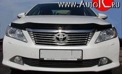 2 799 р. Дефлектор капота NovLine Toyota Camry XV50 дорестайлинг (2011-2014)  с доставкой в г. Санкт‑Петербург. Увеличить фотографию 1