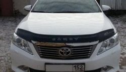 999 р. Дефлектор капота Russtal Toyota Camry XV50 дорестайлинг (2011-2014)  с доставкой в г. Санкт‑Петербург. Увеличить фотографию 1