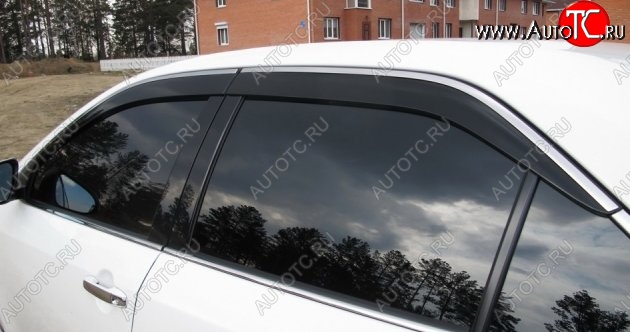 5 349 р. Комплект дефлекторов окон СТ Toyota Camry XV50 дорестайлинг (2011-2014)  с доставкой в г. Санкт‑Петербург