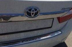 4 199 р. Защитная накладка на задний бампер СТ Toyota Camry XV55 1-ый рестайлинг (2014-2017)  с доставкой в г. Санкт‑Петербург. Увеличить фотографию 2